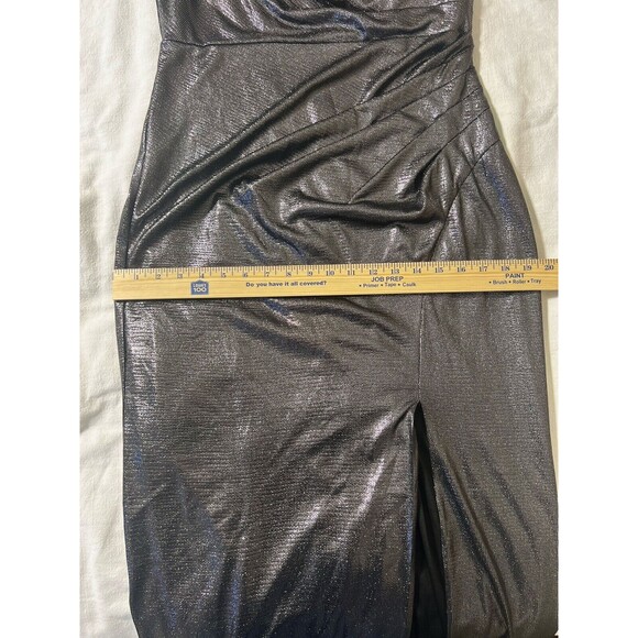 Eliza J Metallic Black Maxi Dress - Picture 12 of 16